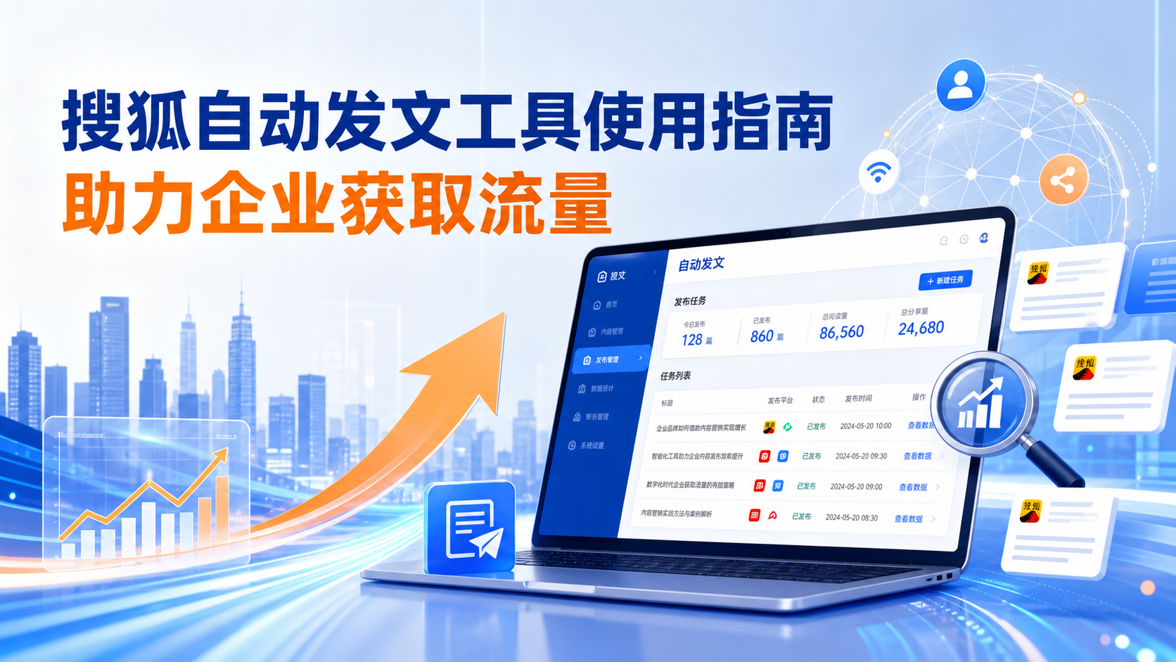 搜狐自动发文工具的使用指南:助力成都企业获取流量